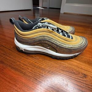 Nike Air Max 97 in Black and Gold Tones